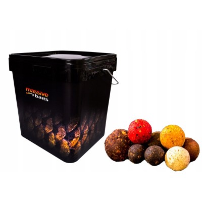 Massive Baits Fish Vario Mixed Boilies 14/18/24mm 5kg