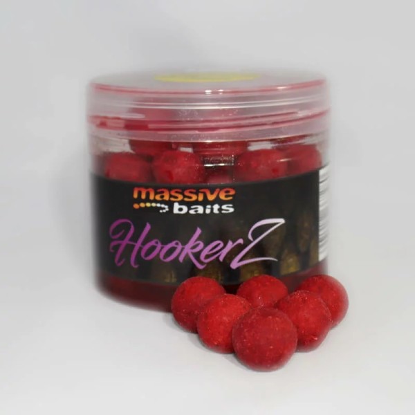 Massive Baits Kulki HookerZ Strawberry Bergamota 18mm/300ml