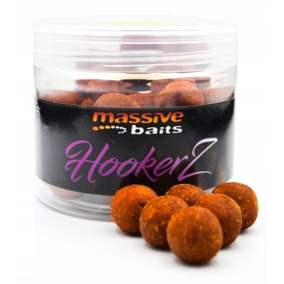 Massive Baits Kulki HookerZ Strawberry Bergamota 18mm/300ml