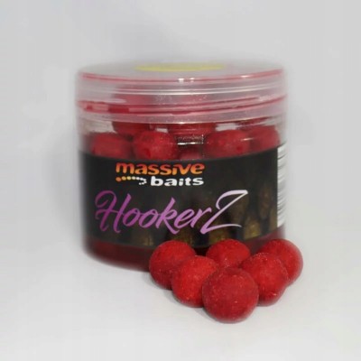 Massive Baits Kulki HookerZ Strawberry Bergamota 18mm/300ml