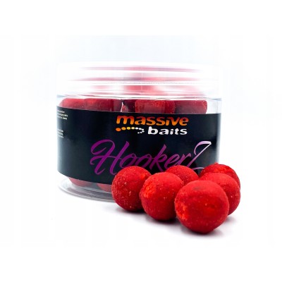 Massive Baits Kulki HookerZ Strawberry Bergamota 18mm/300ml