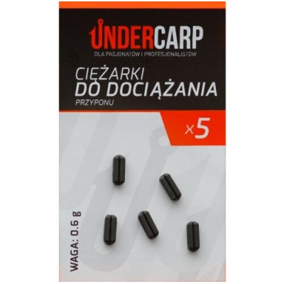 UnderCarp Ciężarki do Dociążania Przyponu 0.6g/5szt