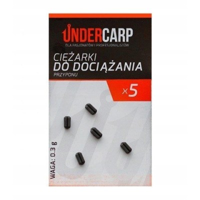 UnderCarp Ciężarki do Dociążania Przyponu 0.6g/5szt