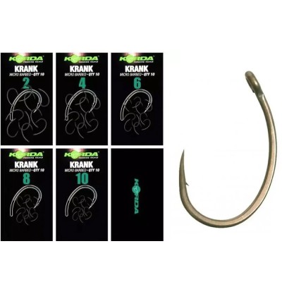 Korda Haki Krank r. 2/10szt.
