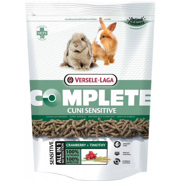Cuni Complete sensitive 500g - dla wrażliwych królików miniaturowych VERSELELAGA