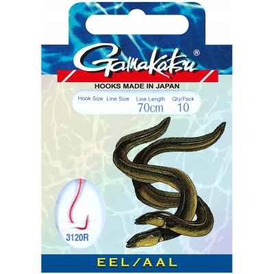 Gamakatsu Haki z Przyp.Czerw.Rob.5260R r.10/0.22mm/75cm/10 szt.