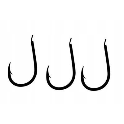 Gamakatsu Haki LS-3310F Black r.10/25 szt.