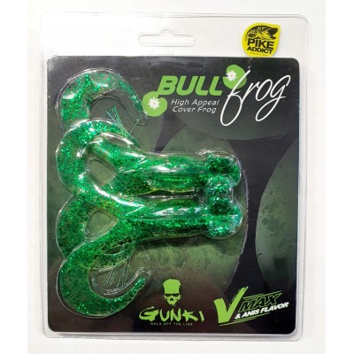 Gunki Bull Frog 100 Green Strass 2szt.