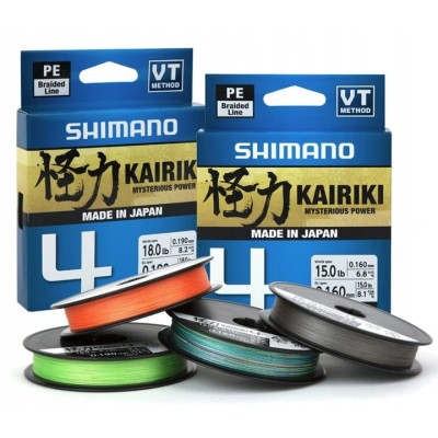 Shimano Plecionka Kairiki 4 - 0,130mm/150m 7,4kg Mantis Green