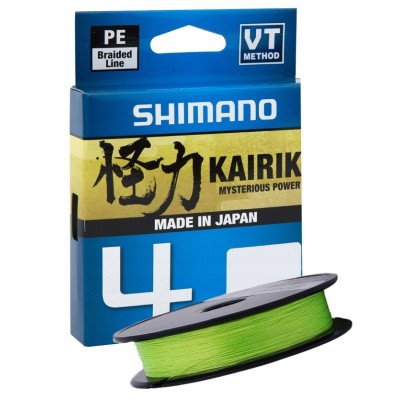 Shimano Plecionka Kairiki 4 - 0,130mm/150m 7,4kg Mantis Green
