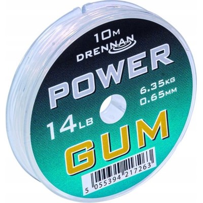 Drennan Amortyzator 0,65mm Power Gum Przezroczysty/10m