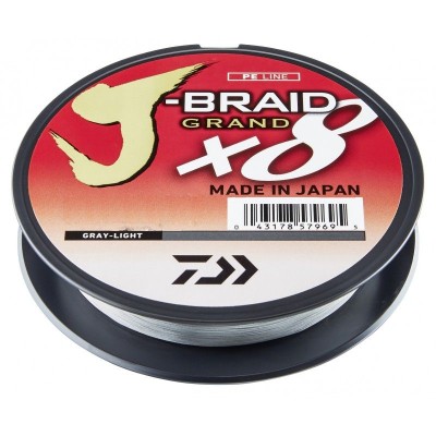 Daiwa Plecionka 0,10mm/7kg/135m J-Braid Grand X8 Light Gray