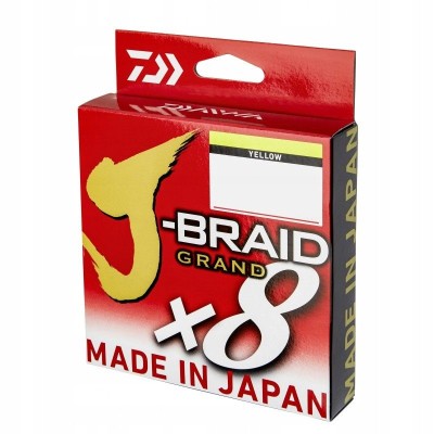 Daiwa Plecionka 0,20mm/16kg/135m J-Braid Grand X8 Chartreuse