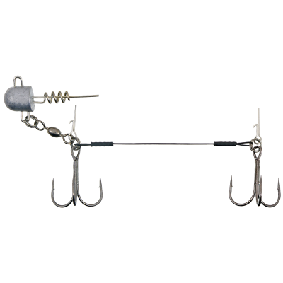 Konger DOZBROJKA DWUKOTWICOWA 2/0, 12CM/27KG Z DOCIĄŻENIEM 15G