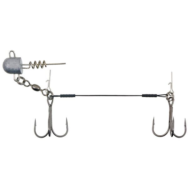 Konger DOZBROJKA DWUKOTWICOWA 2/0, 12CM/27KG Z DOCIĄŻENIEM 15G