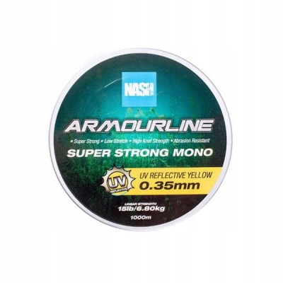 Nash Żyłka Armourline Mono UV Yellow 0,35mm/1000m
