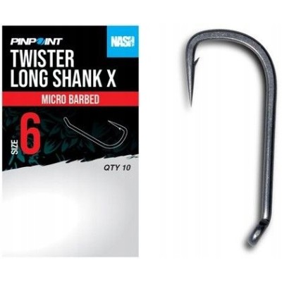 Nash Haki Twister Long Shank  X nr.6/10szt