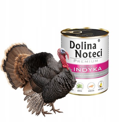 Karma dla psa indyk 400g DOLINA NOTECI