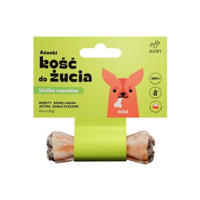 Kość z insektami i siemieniem mini 10cm AZANKI