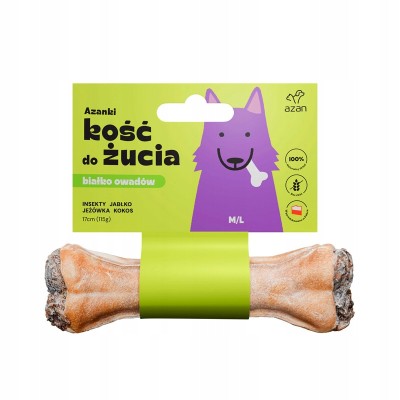 Kośc z insektami i kokosem M/L 17cm AZANKI