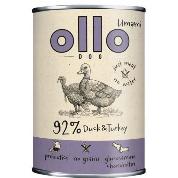 OLLO umami kaczka i indyk 850g