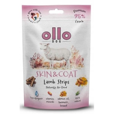OLLO przysmak strips jagnięcina 80g