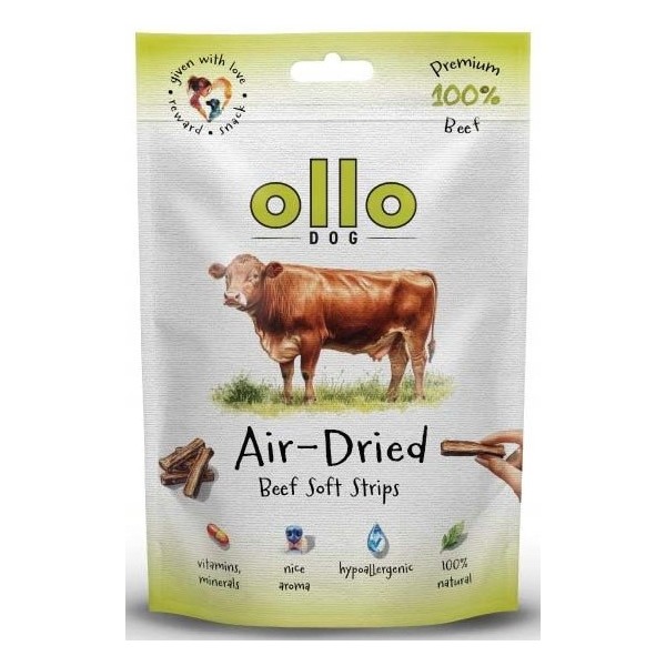 OLLO przysmak strips wołowina 80g