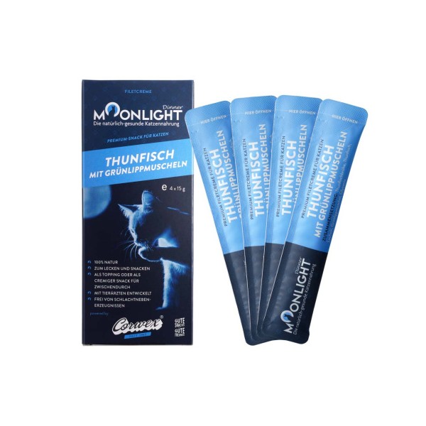 Moonlight creme tuńczyk, omułek  (4x15g)