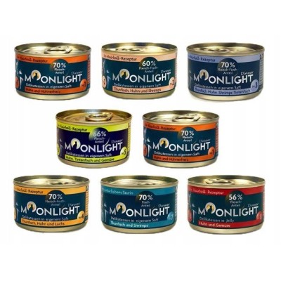 Moonlight 4 tuńczyk+kurczak+łosoś 80g