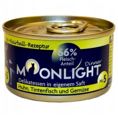 Moonlight 5 kurczak+kałamarnica+warzywa 80g