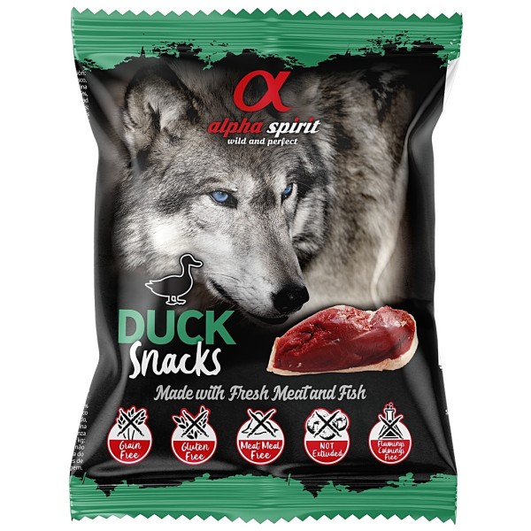 Przysmak dla psa kaczka 50g kostka ALPHA SPIRIT
