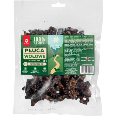 Płuca wołowe kosteczki 80g MACED