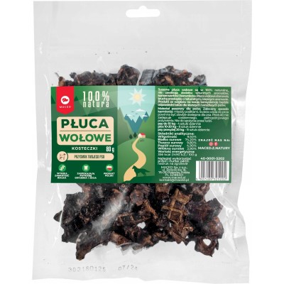 Płuca wołowe kosteczki 80g MACED
