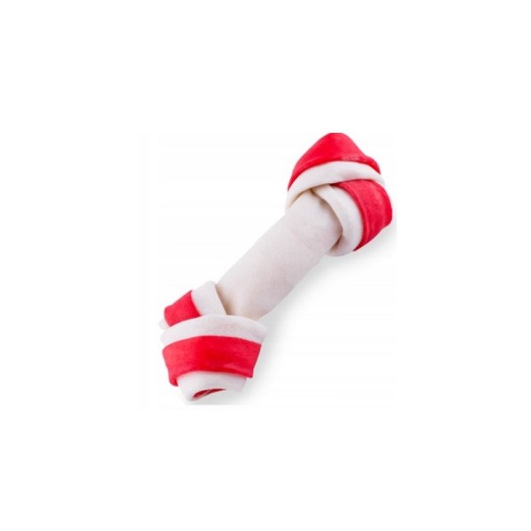 Kość wiązana biało-czerwona 11 cm MACED