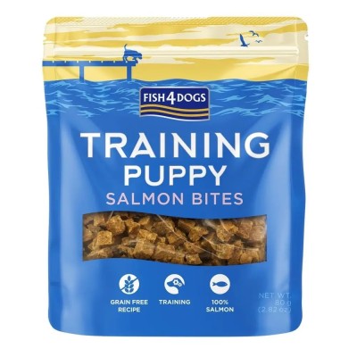 Przysmaczki training puppy salmon bites 80g F4D