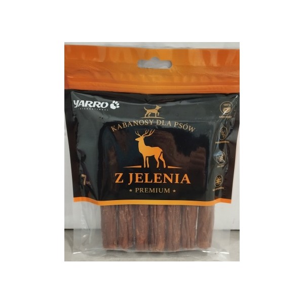 Kabanosy premium 180g jeleń  YARRO