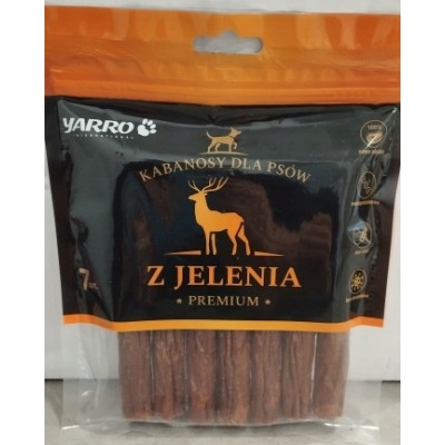 Kabanosy premium 180g jeleń  YARRO