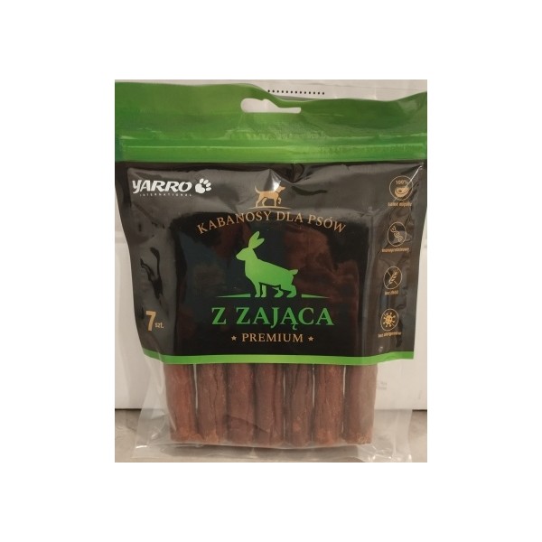 Kabanosy premium 180g zając YARRO