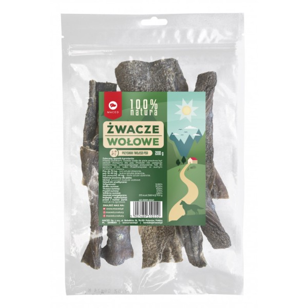 Żwacze wołowe 200g MACED