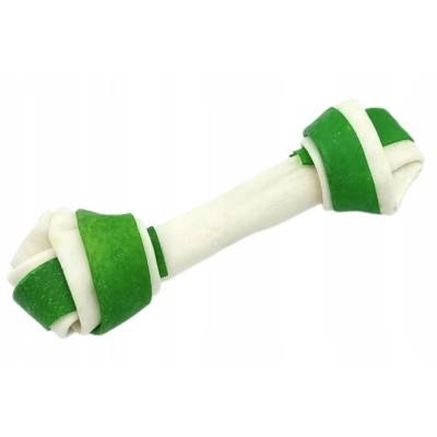 Kość wiązana biało-zielona 11 cm MACED
