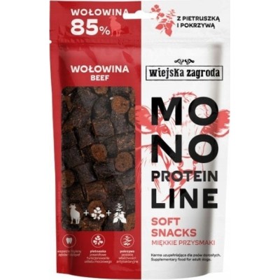 Przysmk dla psa monoproteinowe miekkie wołowina  115g WIEJSKA ZAGRODA