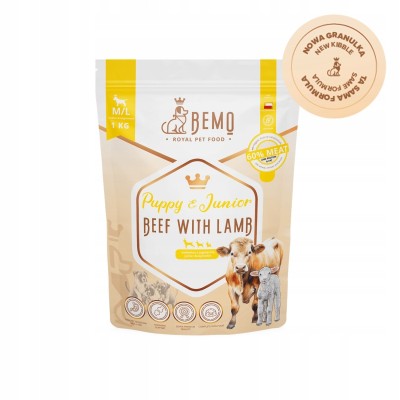 Bemo junior M/L  wołowina jagnięcina 1 kg