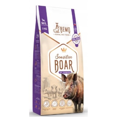 Bemo sensitive Boar S/M monobiałkowy dzik 3 kg