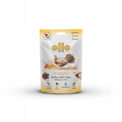 Ollo air dried training TURKEY cubes  #10mm 80g SKŁAD KARMY