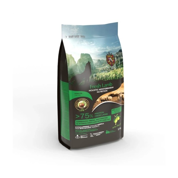 Karma dla psa Ambrosia mediterranean jagnięcina  1,5kg