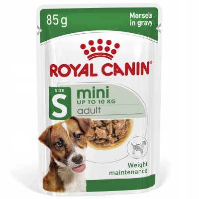 Karma mokra dla psa w sosie mini adult 85g ROYAL CANIN