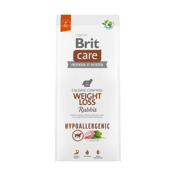 Karma dla psa hipoalergiczna weight loss 3kg BRIT CARE