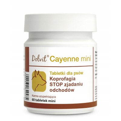 Dolvit Cayenne mini tabletki dla psa koprofagia  Dolfos