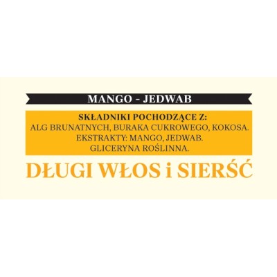 Szampon naturalny długi włos i sierśc 300 ml CERTECH