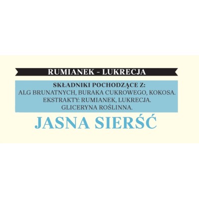 Szampon naturalny szorstka sierśc 300ml  CERTECH